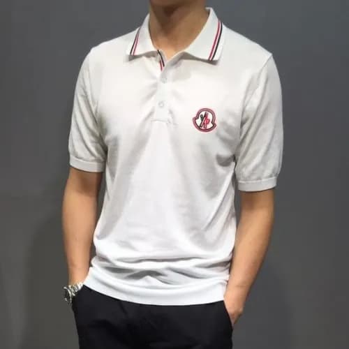 Mocler 2019 Mens Logo Cotton Short Tshirt- 몽클레어 남성… - 1