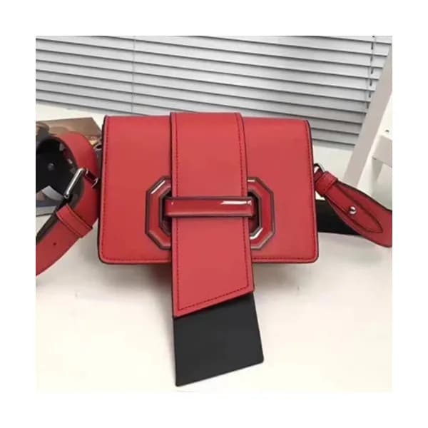 Prada 2019 Leather Shoulder Bag,20cm - 프라다 2019 레더… - 1