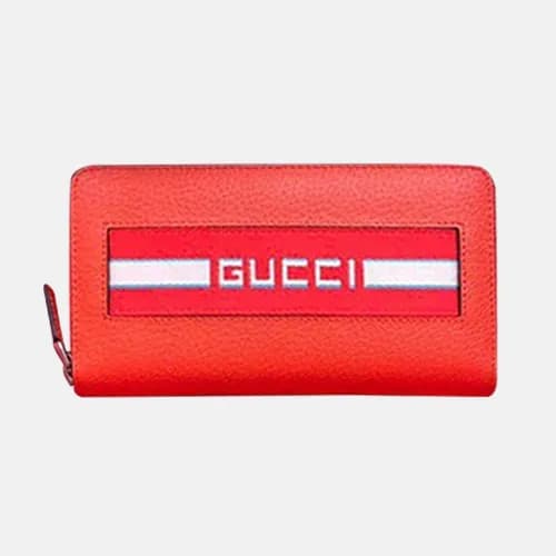 Gucci 2019 Stripe Leather Zip Wallet 408831 - 구찌 … - 1