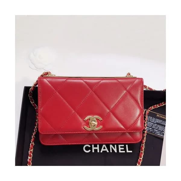 Chanel 2019 WOC Chain Cross Bag,19CM - 샤넬 2019 WOC… - 1