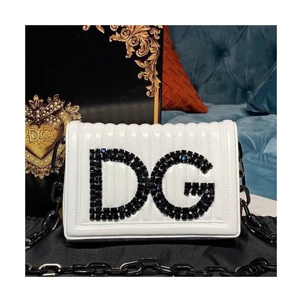 Dolce&Gabbana 2019 Leather Chain Cross Bag ,21CM -… - 1