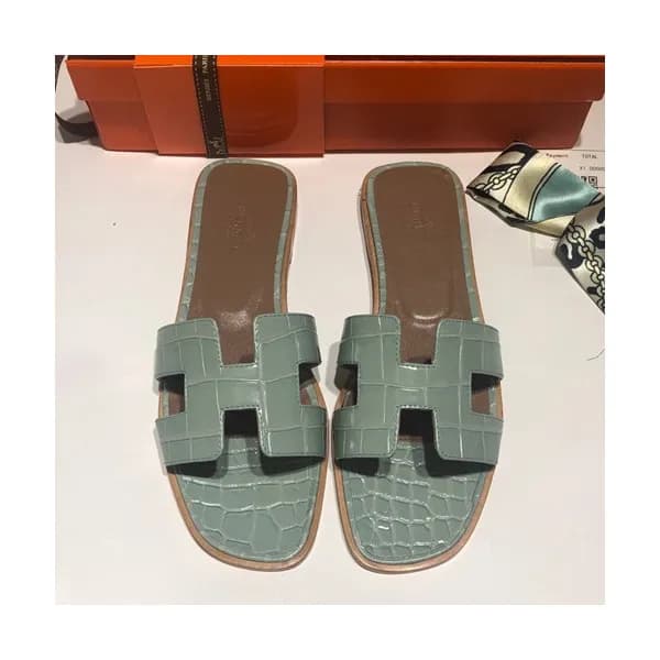 Hermes 2019 Ladies Oasis Leather Slipper - 에르메스 20… - 1