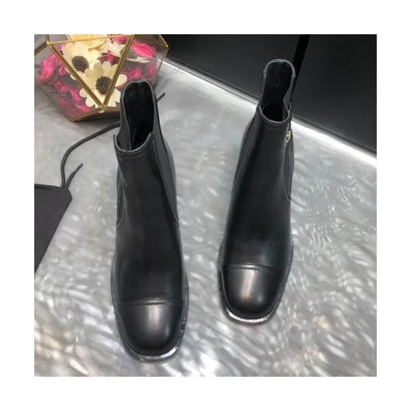 Chanel 2019 Ladies Leather Ankle Boots - 샤넬 2019 여… - 1