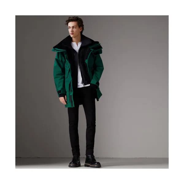 Burberry 2019 Mens Logo Long Down Oversize Padding… - 1