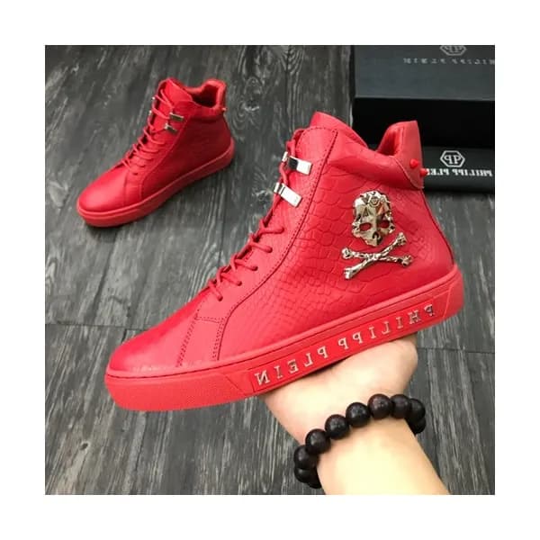 Philipp plein 2019 Mens Leather Sneakers - 필립플레인 … - 1