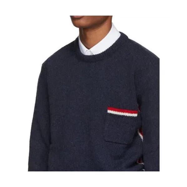 Thom Browne 2019 Mens Strap Crew-neck Sweater - 톰브… - 1