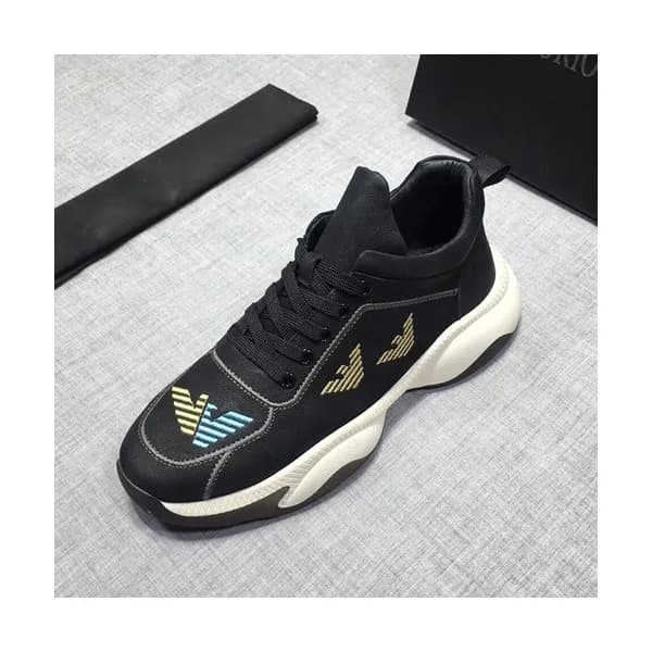 Armani 2019 Mens Leather Sneakers - 알마니 2019 남성용 … - 1