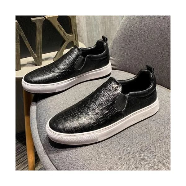 Philipp plein 2019 Mens Leather Slip On - 필립플레인 2… - 1