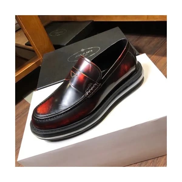 Prada 2019 Mens Leather Loafer - 프라다 2019 남성용 레더 로… - 1