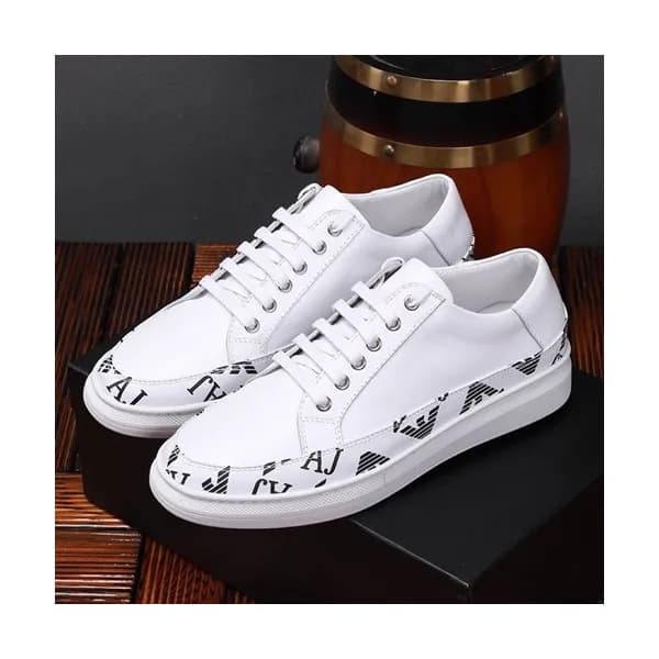 Armani 2019 Mens Leather Sneakers - 알마니 2019 남성용 … - 1