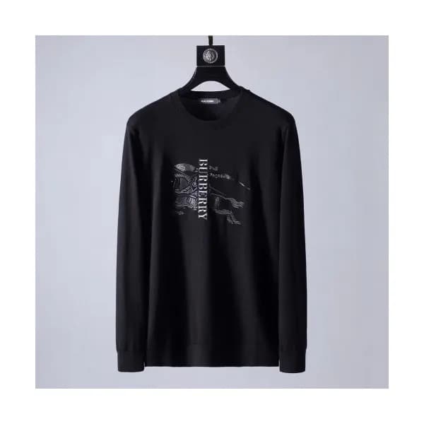 Burberry 2019 Mens Retro Logo Crew - neck Sweater … - 1
