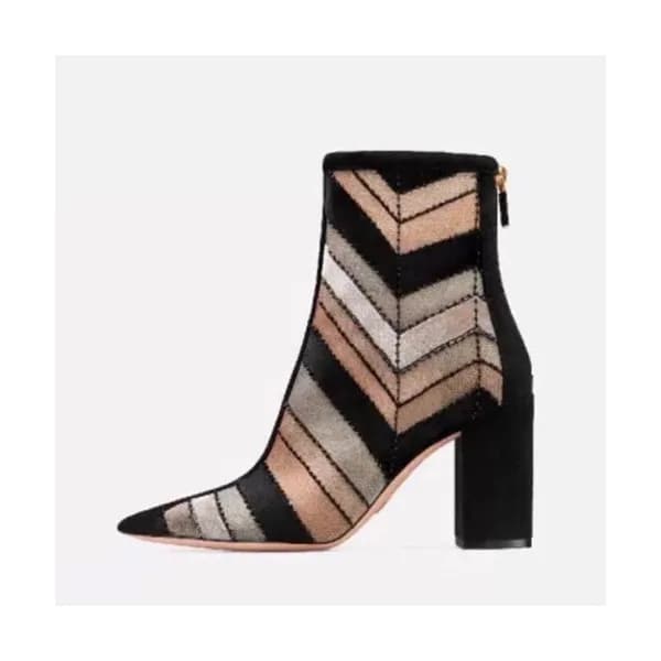 [매장판]Dior 2019 Ladies Velvet High Heel Boots - 디올 … - 1