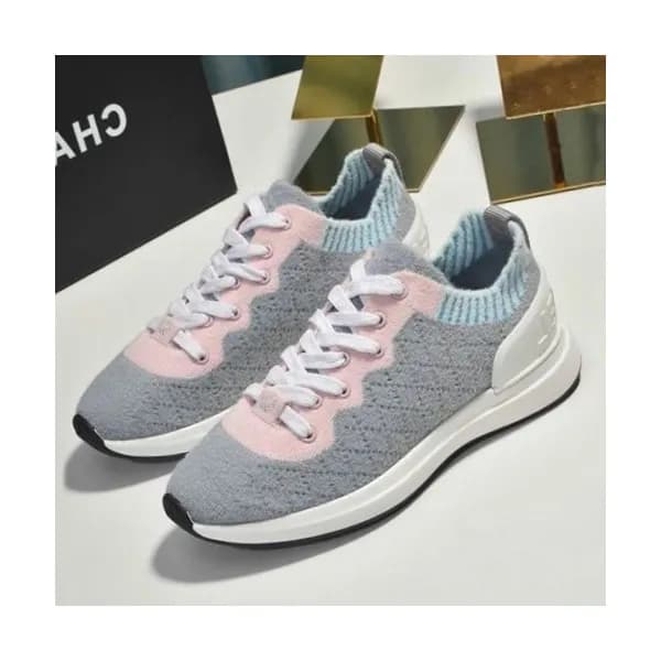 Chanel 2019 Ladies Knit Sneakers - 샤넬 2019 여성용 니트 … - 1