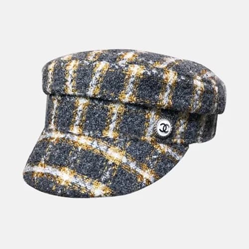 Chanel 2019 Ladies Tweed Cap - 샤넬 2019 여성용 트위드 모자 … - 1