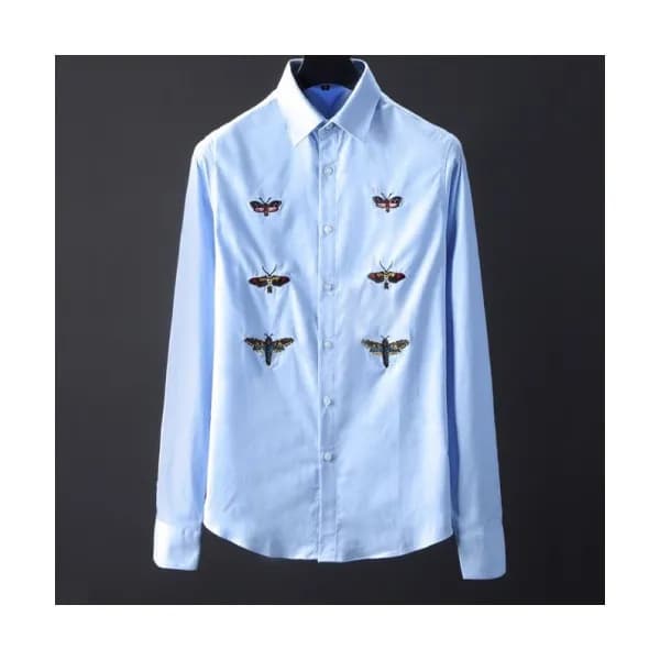 Gucci 2019 Mens Logo Slim Fit Cotton shirt - 구찌 20… - 1