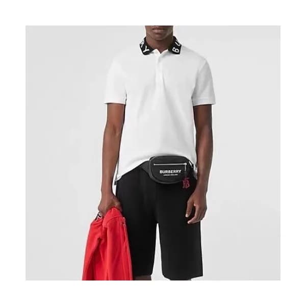 [버버리]Burberry 2020 Mens Logo Cotton Polo Short Sle… - 1
