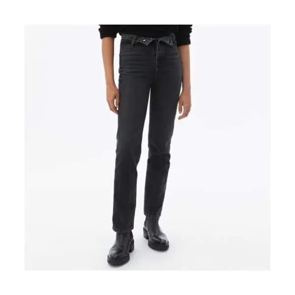 Alexsander Wang Womens Logo Classic Denim Pants - … - 1