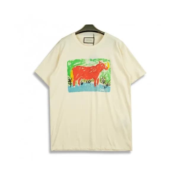 [매장판]Gucci 2020 Mm/Wm Logo Cotton Short Sleeved Ts… - 1