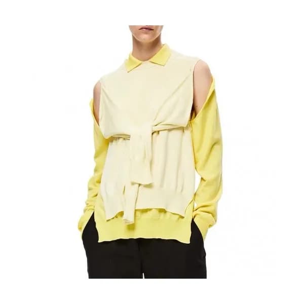 [로에베]Loewe 2020 Womens Logo Polo Wool Sweaters - 로… - 1