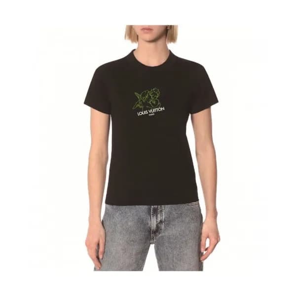 Louis vuitton 2020 Mm/Wm Logo Silket Short Sleeved… - 1