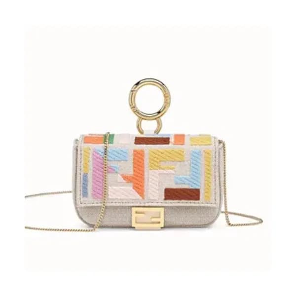 Fendi 2020 Nano Baguette Chain Cross Bag, 10.5cm -… - 1
