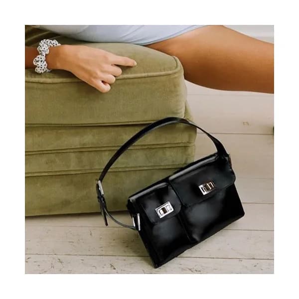 By Far 2020 Leather Tote Shoulder Bag,26cm - 바이 파 … - 1