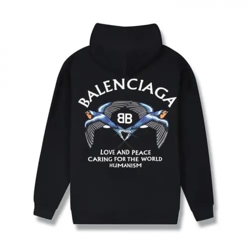 [발렌시아가]Balenciaga 2020 Mm/Wm Logo Cotton Hoodie - … - 1