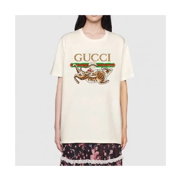 [매장판]Gucci 2021 Mm/Wm Logo Short Sleeved Tshirts -… - 1