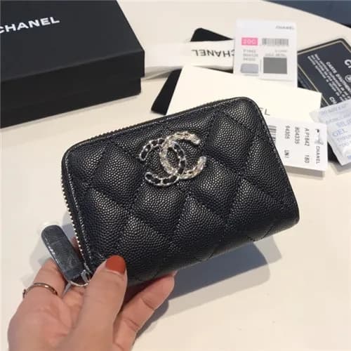 Chanel 2021 Women's Leather Coin purse/Card pu… - 1