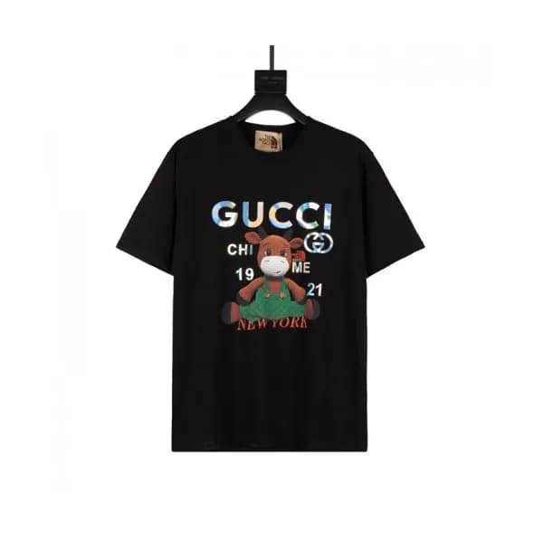 [매장판]Gucci 2021 Mm/Wm Logo Short Sleeved Tshirts -… - 1