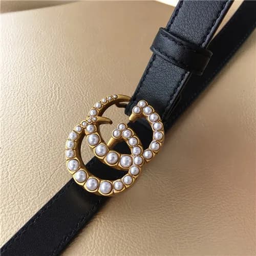 Gucci 2021 Women's Leather Belt,2.0cm,GUBT0161… - 1