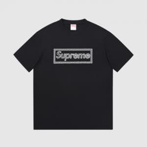 [굿템]Supreme Mens Logo Cotton Short Sleeved Tshirt…