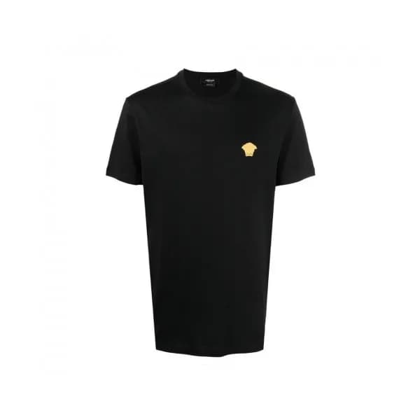 Versace Mens Logo Short Sleeved Tshirts Black - 베… - 1