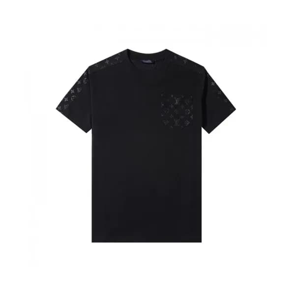 Louis vuitton Mm/Wm Logo Short Sleeved Tshirts Bl… - 1