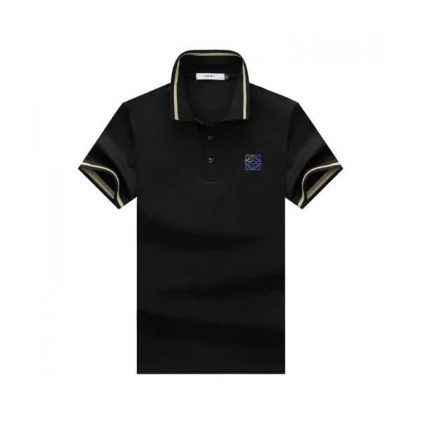 Loewe Mens Smile Short Sleeved Tshirts Black - 로에… - 1