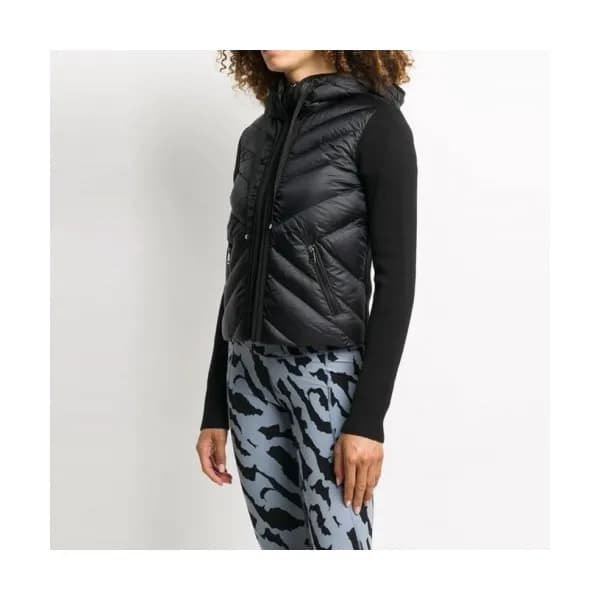 Moncler Womens Logo Casual Down Jackets Black - 몽… - 1
