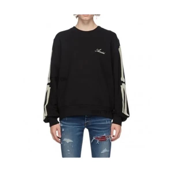 Amiri Mens Logo Casual Cotton Tshirts Black - 아미리 … - 1