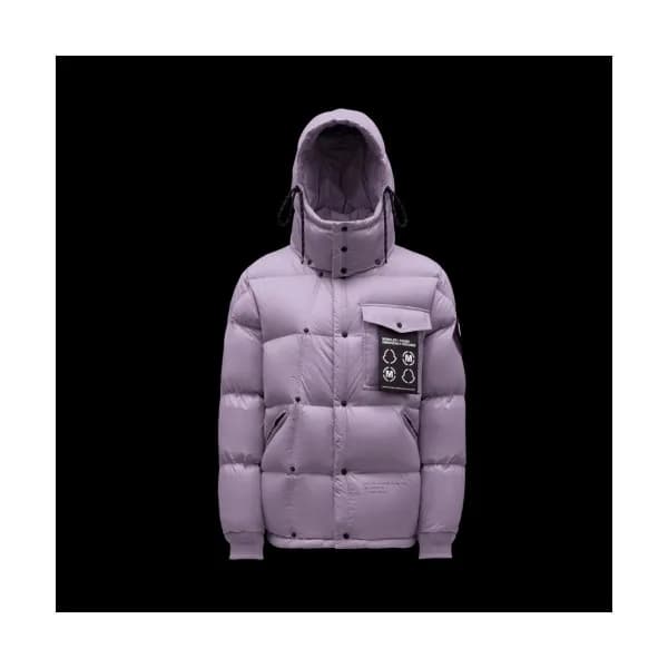 Moncler Mm/Wm Patch Logo Modern Down Padding Purp… - 1