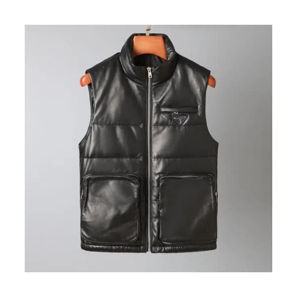 Prada Mens Casual Duck Down Vest Black - 프라다 2021 … - 1