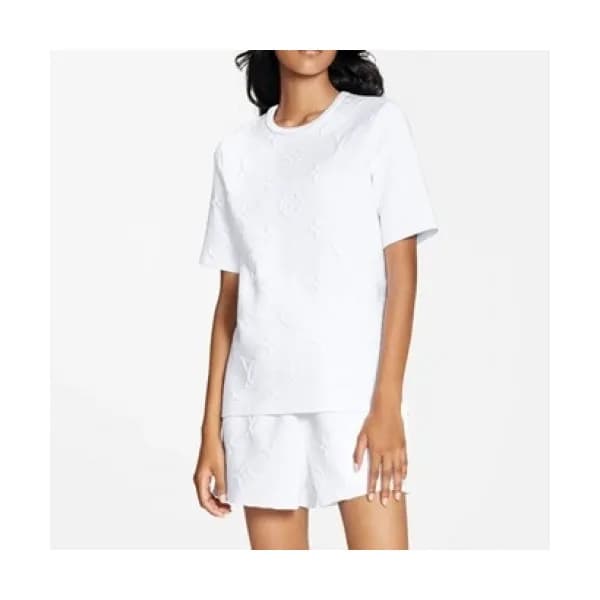 Louis vuitton Mm/Wm Logo Short Sleeved Tshirts Wh… - 1
