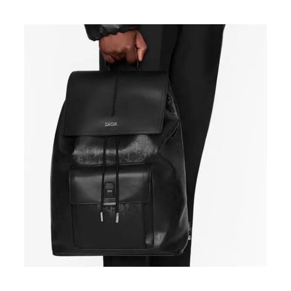 디올 남성 오블리크 모션 백팩 Size(31cm) 블랙 - Dior Mens Obliq… - 1