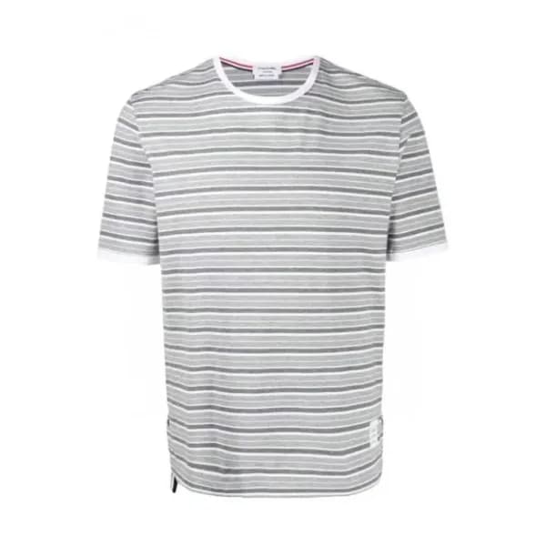 톰브라운 남성 레드 크루넥 반팔티 - Mens Red Tshirts - thom01549x - 1