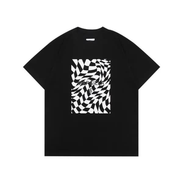 메종마르지엘라 남성 크루넥 블랙 반팔티 - Mens Black Tshirts - mai00… - 1