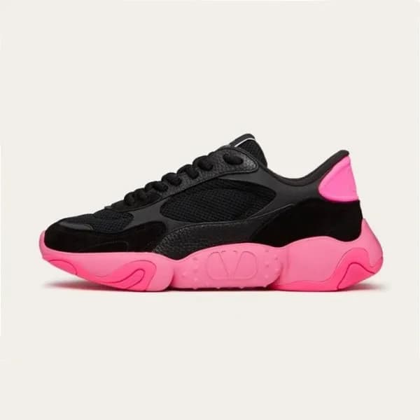 발렌티노 남성 트렌디 블랙 스니커즈 - Mens Black Sneakers - val025… - 1