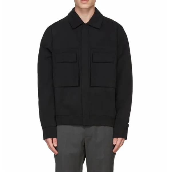 제냐 남성 모던 블랙 자켓 - Mens Black Jackets - zeg0395x - 1