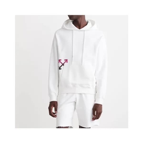 오프화이트 남성 화이트 후드티 - Off-white Mens White Hoodie - o… - 1