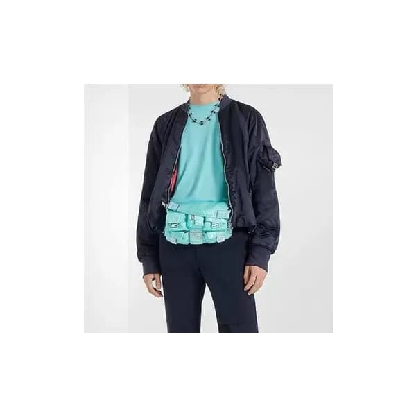 펜디 남성 블루 크루넥 반팔티 - Fendi Mens Blue Short sleeved T… - 1