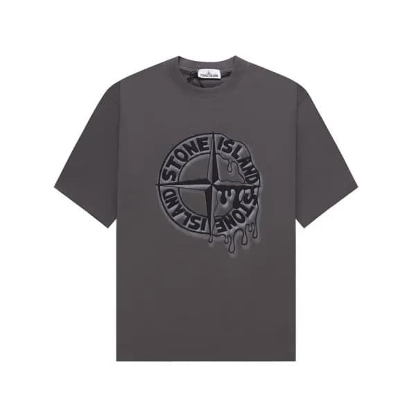 스톤아일랜드 남성 그레이 크루넥 반팔티 - Stone Island Mens Gray Tsh… - 1