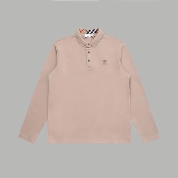 버버리 남성 폴로 베이지 맨투맨 - Burberry Mens Beige Tshirts - … - 1