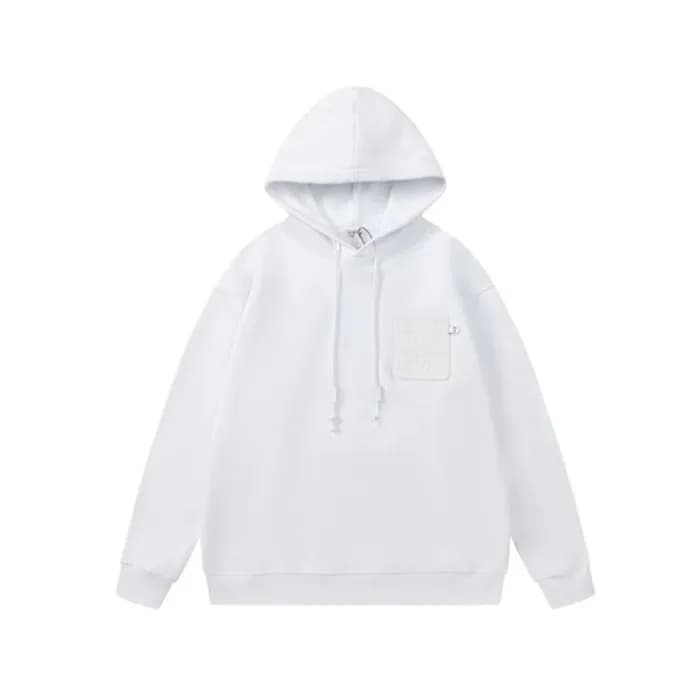 로에베 남성 캐쥬얼 화이트 후드티 - Loewe Mens White Hoodie - loe… - 1
